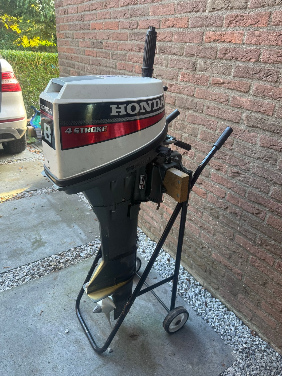 Honda 8 pk 4-takt Langstaart, nieuw staat!, Watersport en Boten, 5 tot 10 pk, Viertaktmotor, Ophalen of Verzenden, Zo goed als nieuw