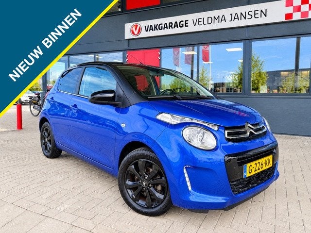 Citroën C1 1.0 VTi SHINE 5-DRS. TWO TONE (LUXE UITVOERING!), Stof, Gebruikt, Euro 6, C1