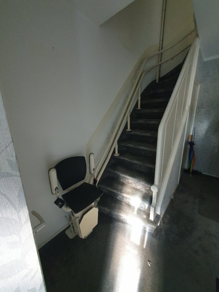Traplift, Diversen, Trapliften, Ophalen of Verzenden, Gebruikt, Met bocht