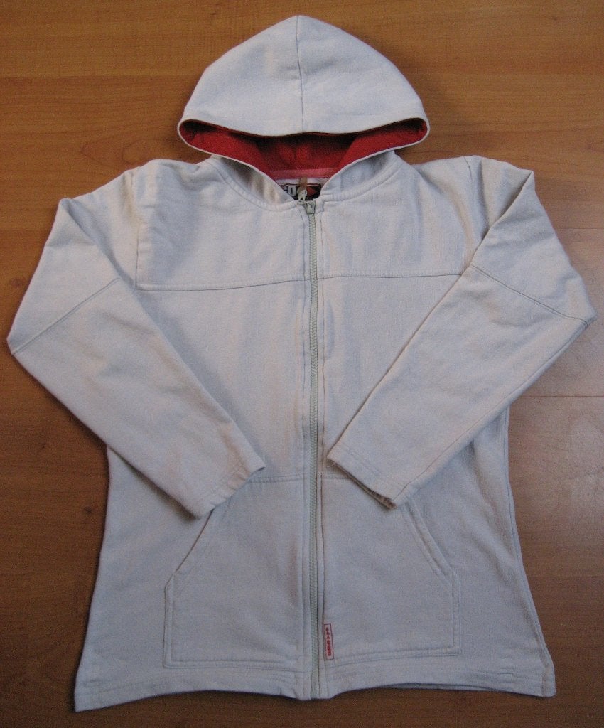 Grijs vest met capuchon - Go4 - Maat M/38, Maat 38/40 (M), Go4, Ophalen of Verzenden, Grijs