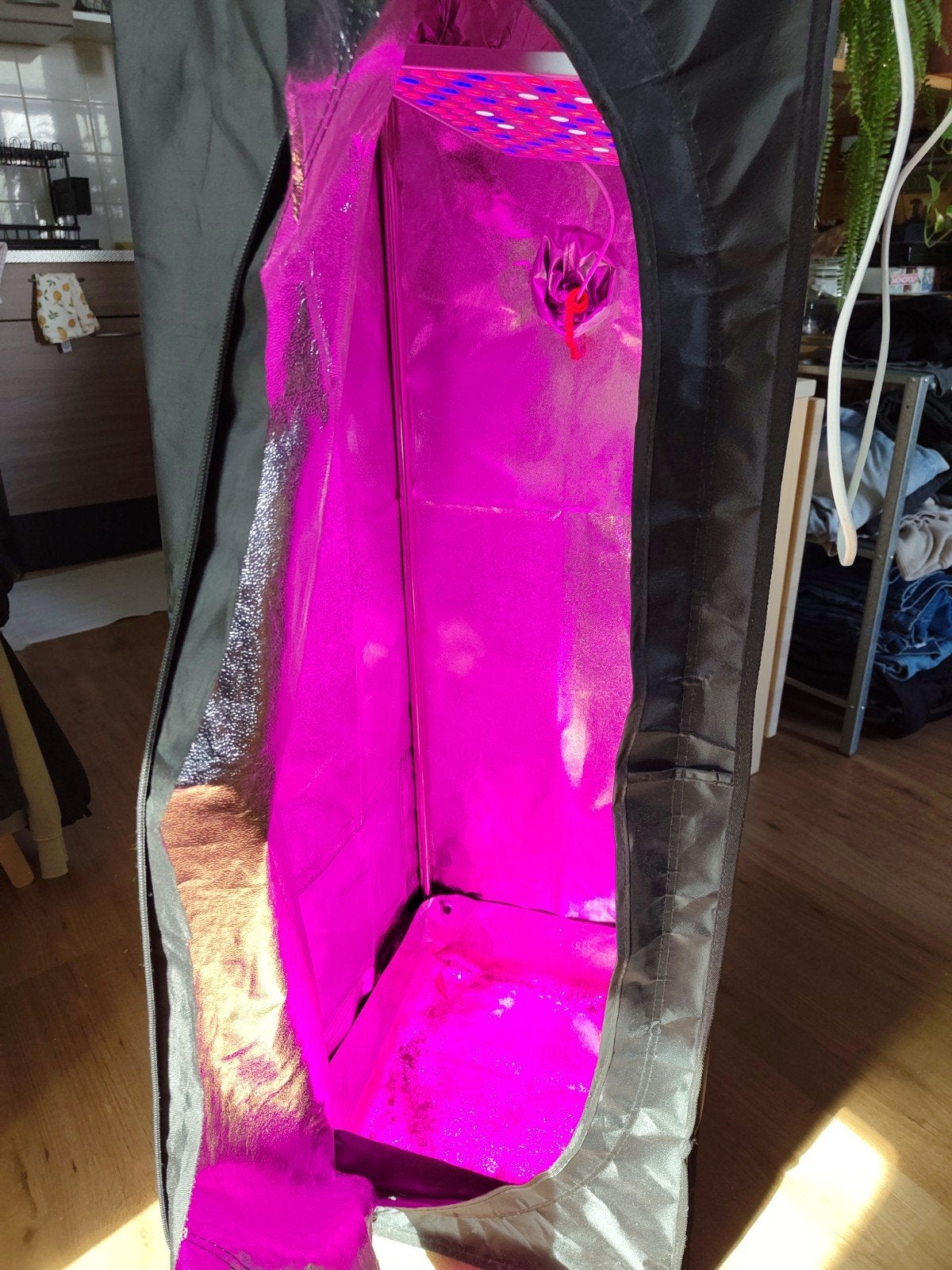 Hydroshoot HS40 Grow Tent with LED grow light and extractor, Ophalen, Gebruikt, Kweektent