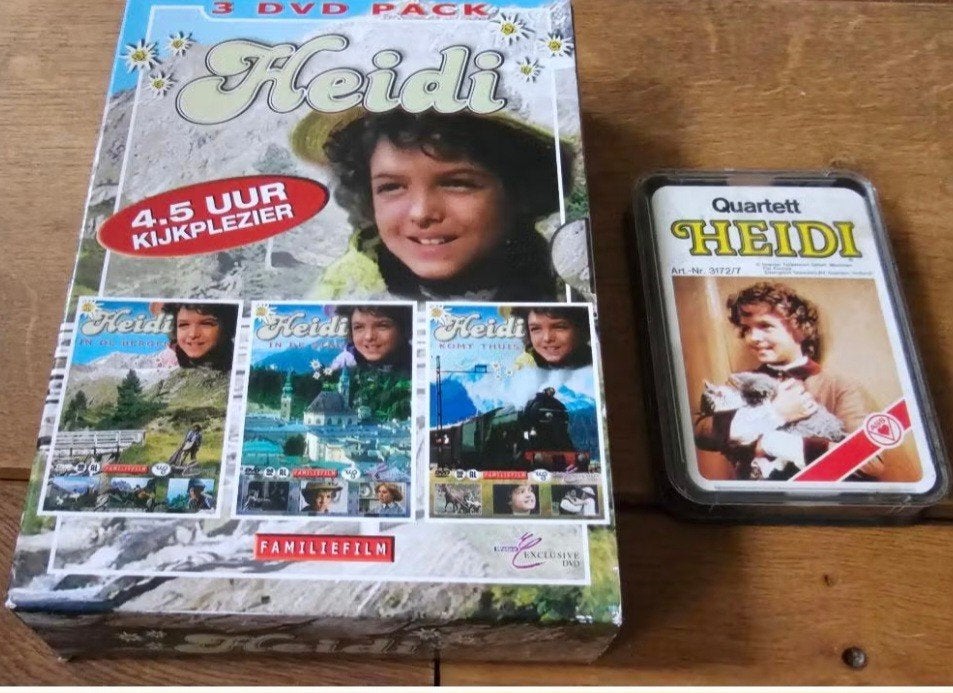 Heidi Box-1979- TV serie- & Kwartet Heidi- Verzend ook, Alle leeftijden, Ophalen, Zo goed als nieuw, Drama