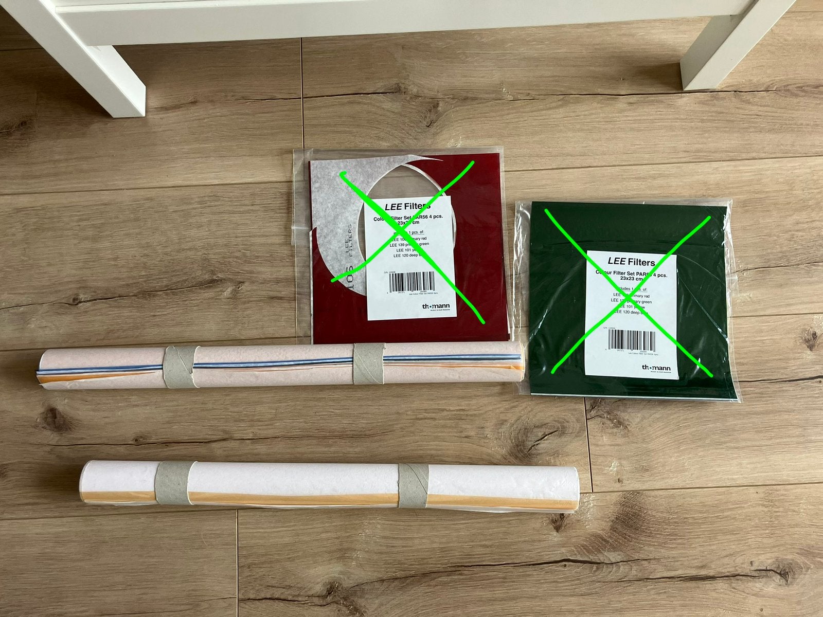Lee filters kleurfilter set PAR56, Ophalen of Verzenden, Zo goed als nieuw, Video