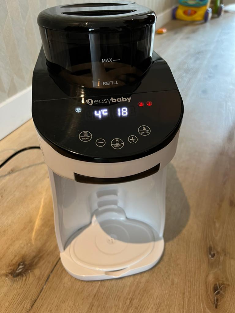 Easybaby flessenmaker/melkmaker incl. Flessenrek, Ophalen of Verzenden, Gebruikt, Flessen- of potjesverwarmer