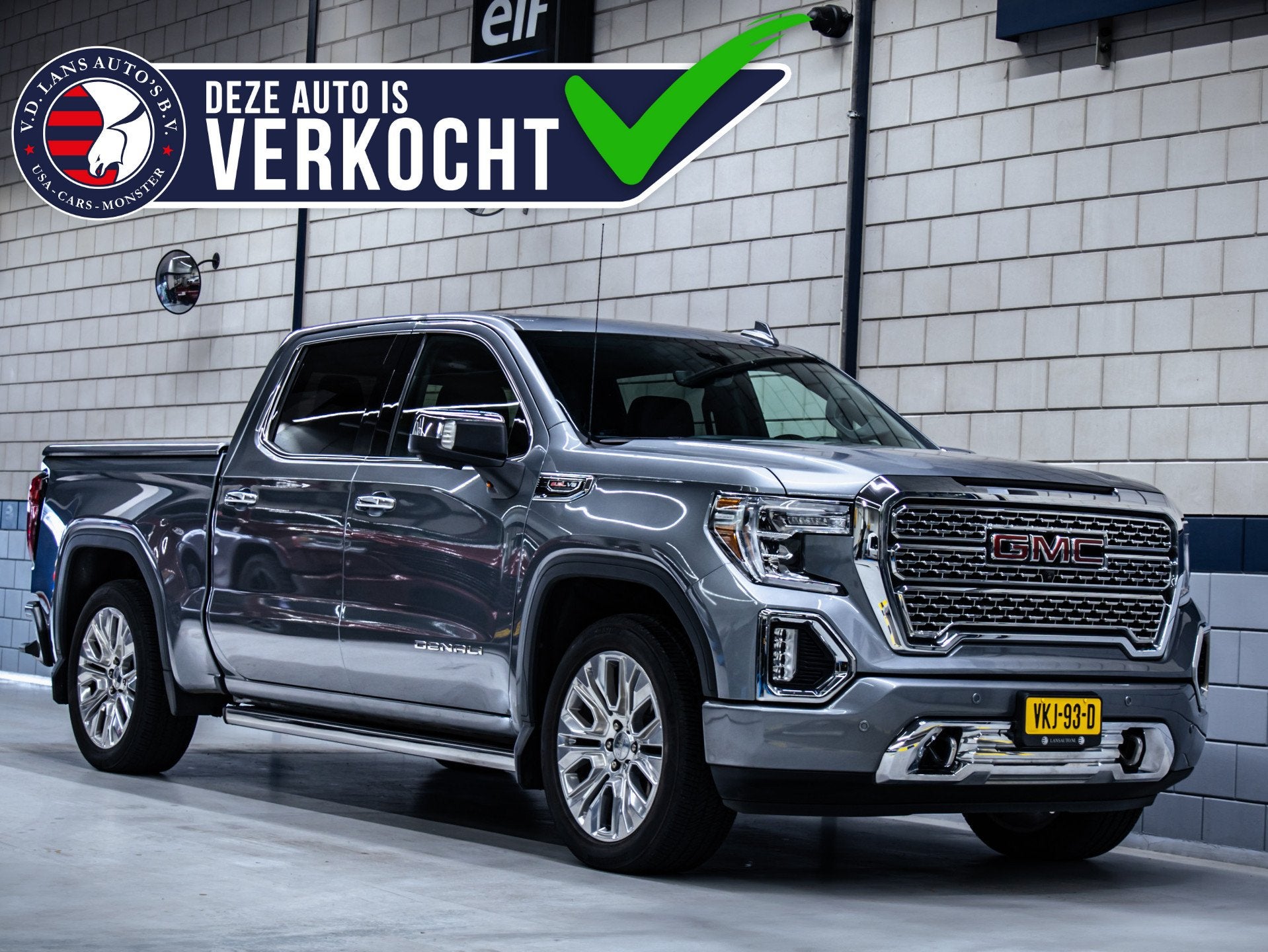 GMC Sierra Denali 6.2L V8 Automaat 4x4 1e eigenaar, Automaat, Gebruikt, 426 pk, Bedrijf