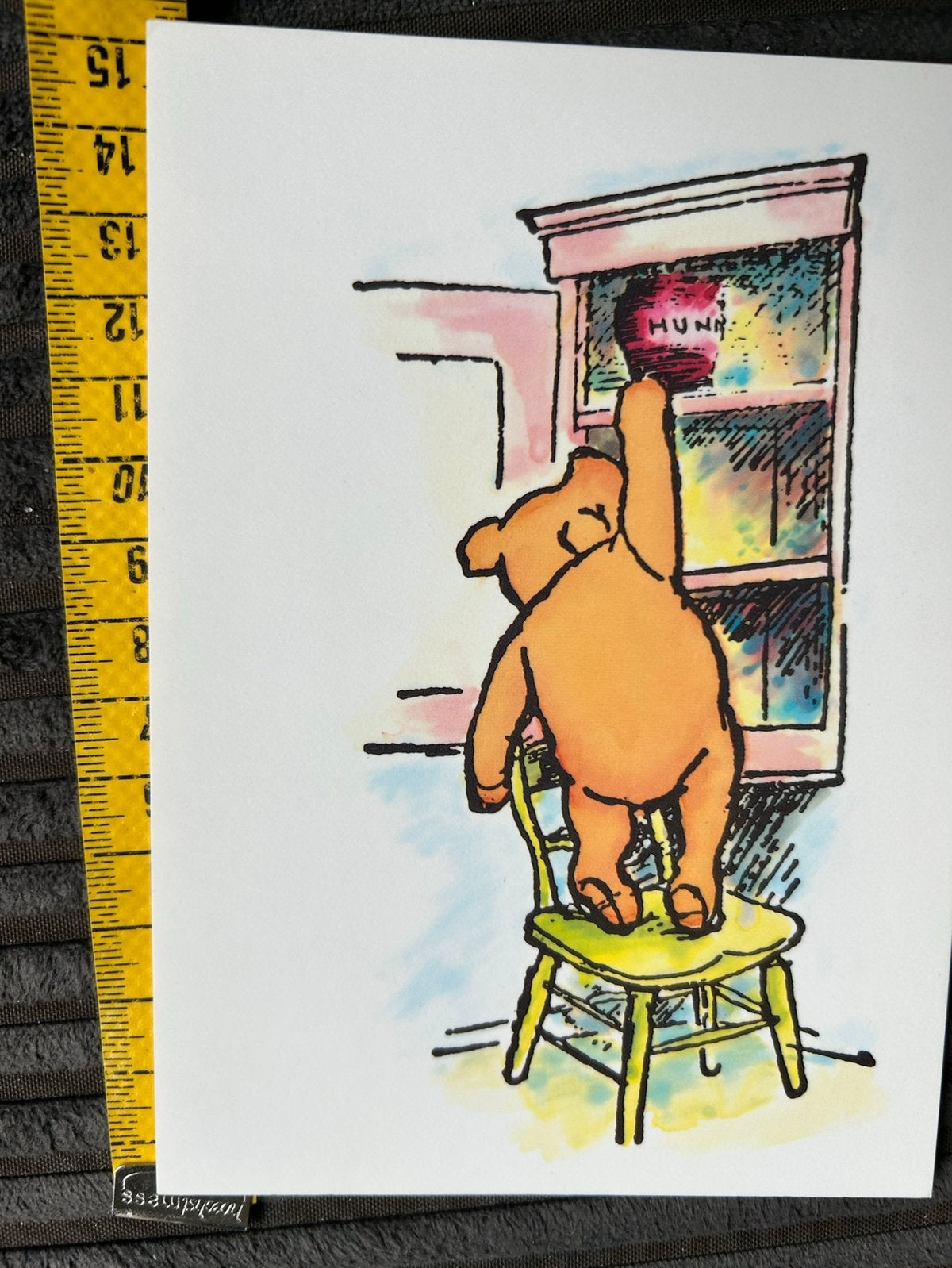 640. Kaart illustr Winnie the Pooh, Verzamelen, Ansichtkaarten | Themakaarten, 1980 tot heden, Ophalen of Verzenden