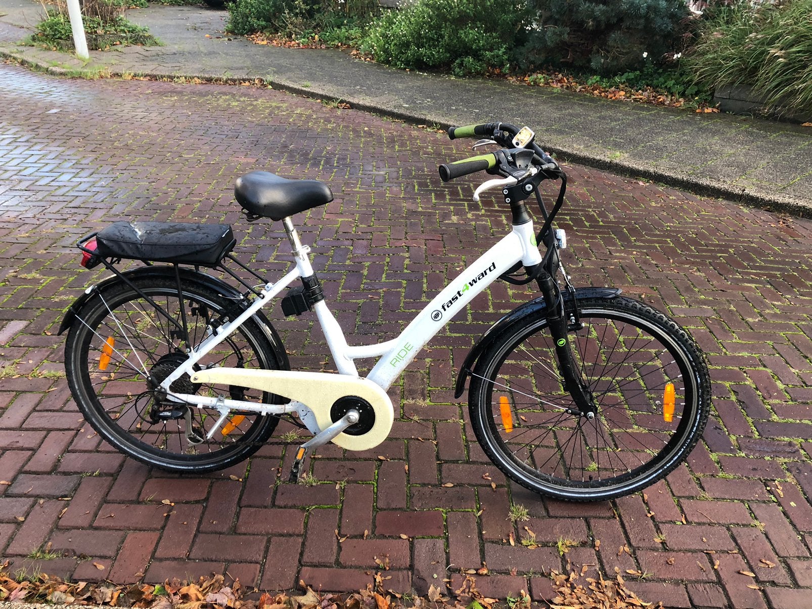 t.k toerfiets met 10 versnellingen en 26 ince wielen, 26 inch of meer, Gebruikt, Velgrem, Versnellingen