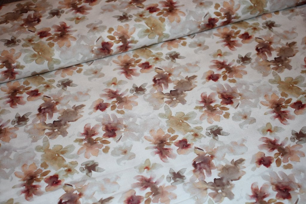 Family Fabrics 100% katoen stof - Water Ballet Poplin #3280, Hobby en Vrije tijd, Stoffen en Lappen, 120 cm of meer, Wit, Ophalen of Verzenden