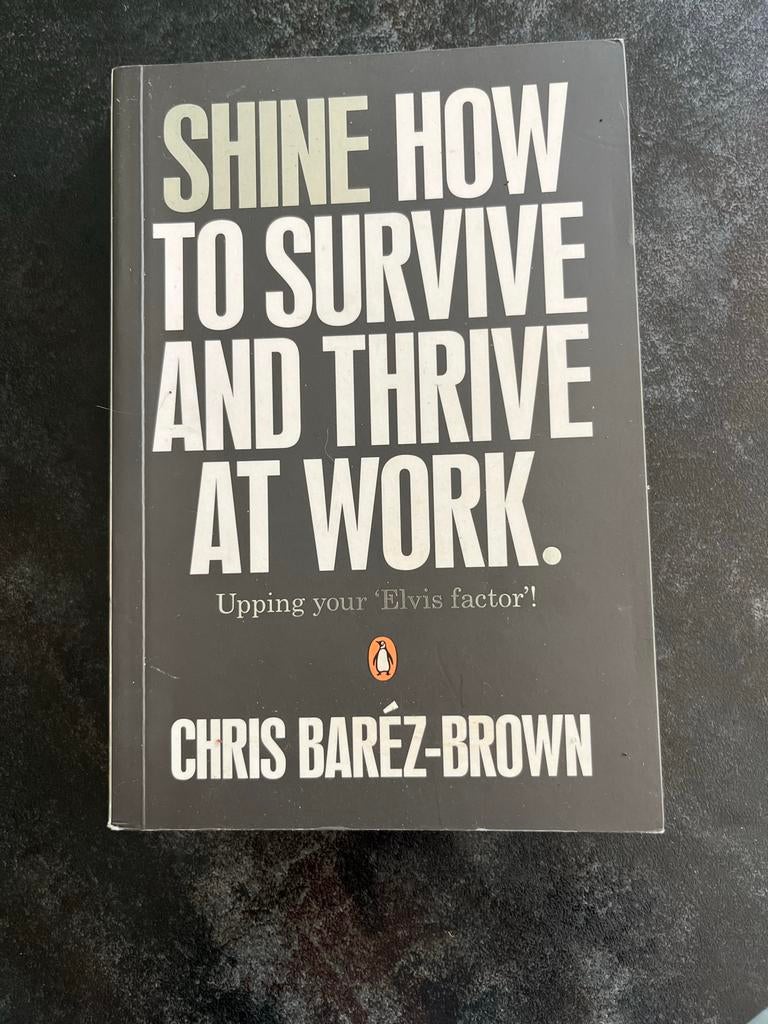 Shine: How to Survive and Thrive at Work - Chris Baréz-Brown, Ophalen of Verzenden, Zo goed als nieuw
