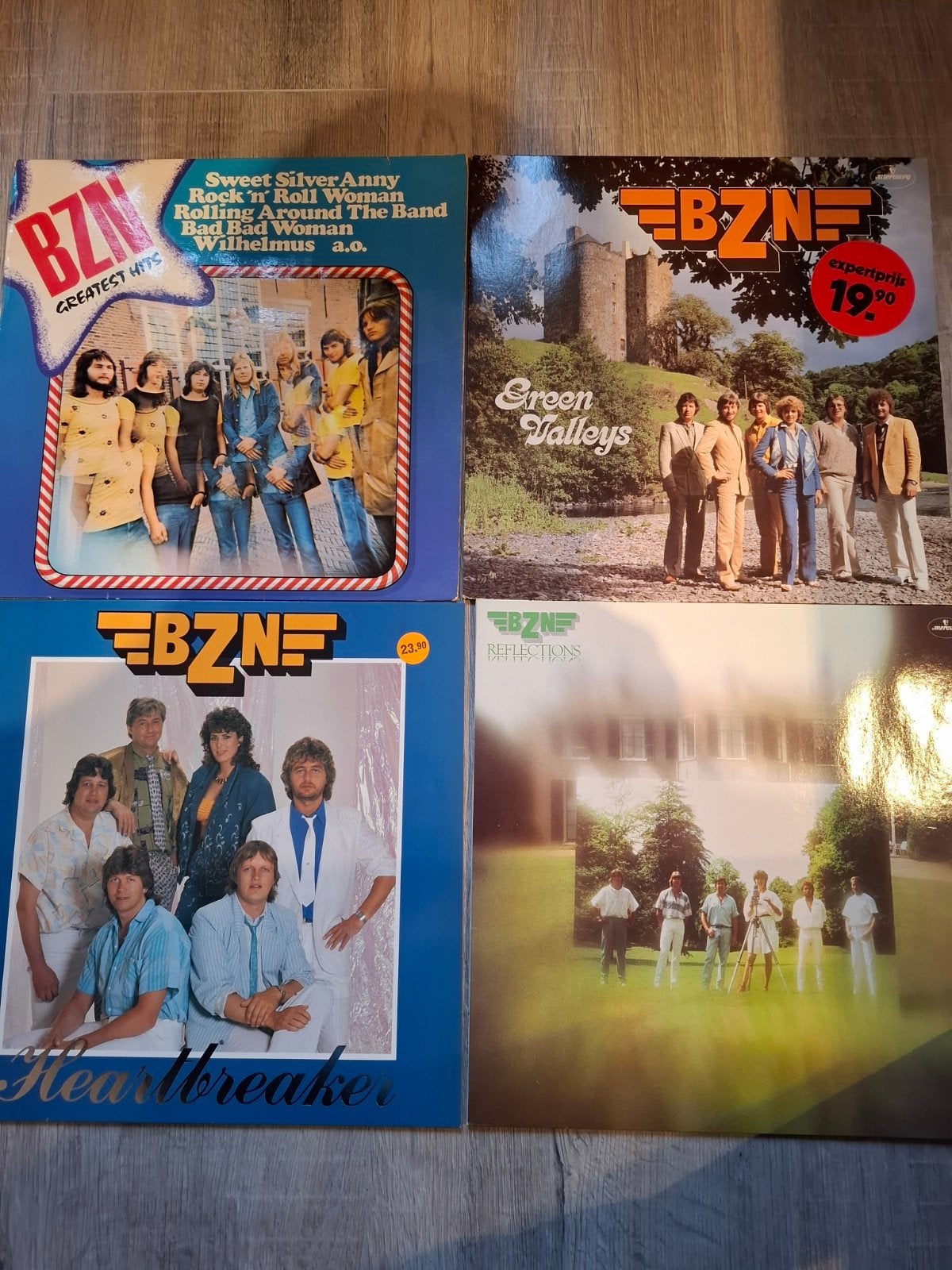 10 LPs van BZN (zie hoezen en titels), Inclusief binnenhoes, Ophalen of Verzenden, Gebruikt, 12 inch