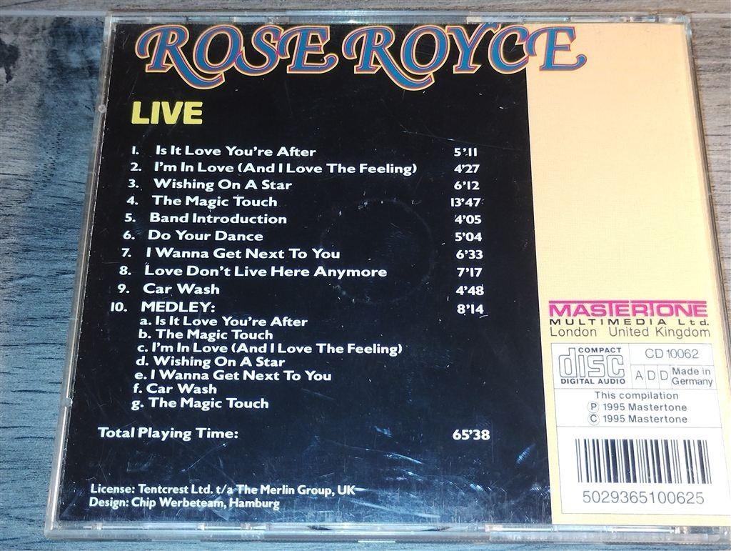 Rose Royce ‎- Rose Royce Live [onofficieel], Ophalen of Verzenden, Zo goed als nieuw, Disco