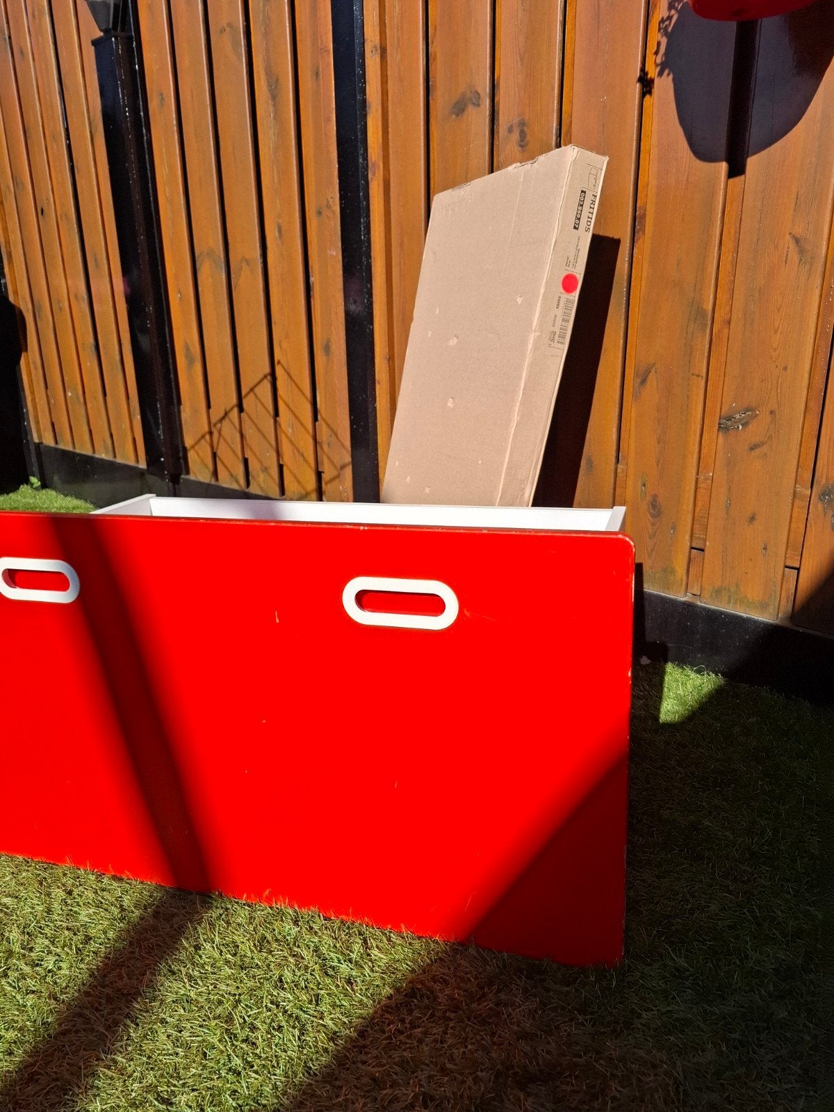 opbergla op wielen, Huis en Inrichting, Ophalen, Gebruikt, 100 tot 150 cm, Minder dan 100 cm