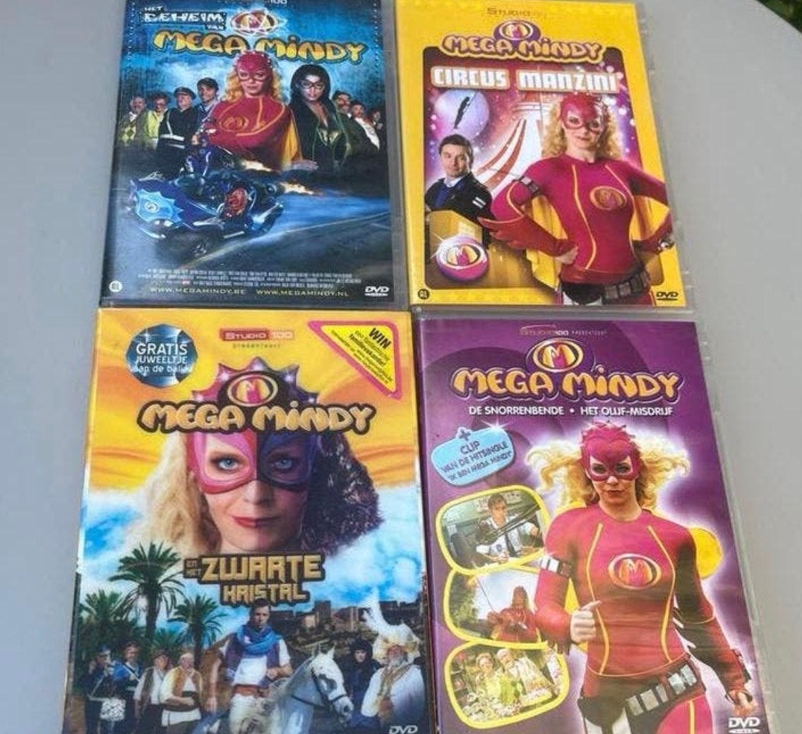 Mega Mindy DVD Boxset - 4 films, Gebruikt, Verzamelbox, Alle leeftijden, Familie