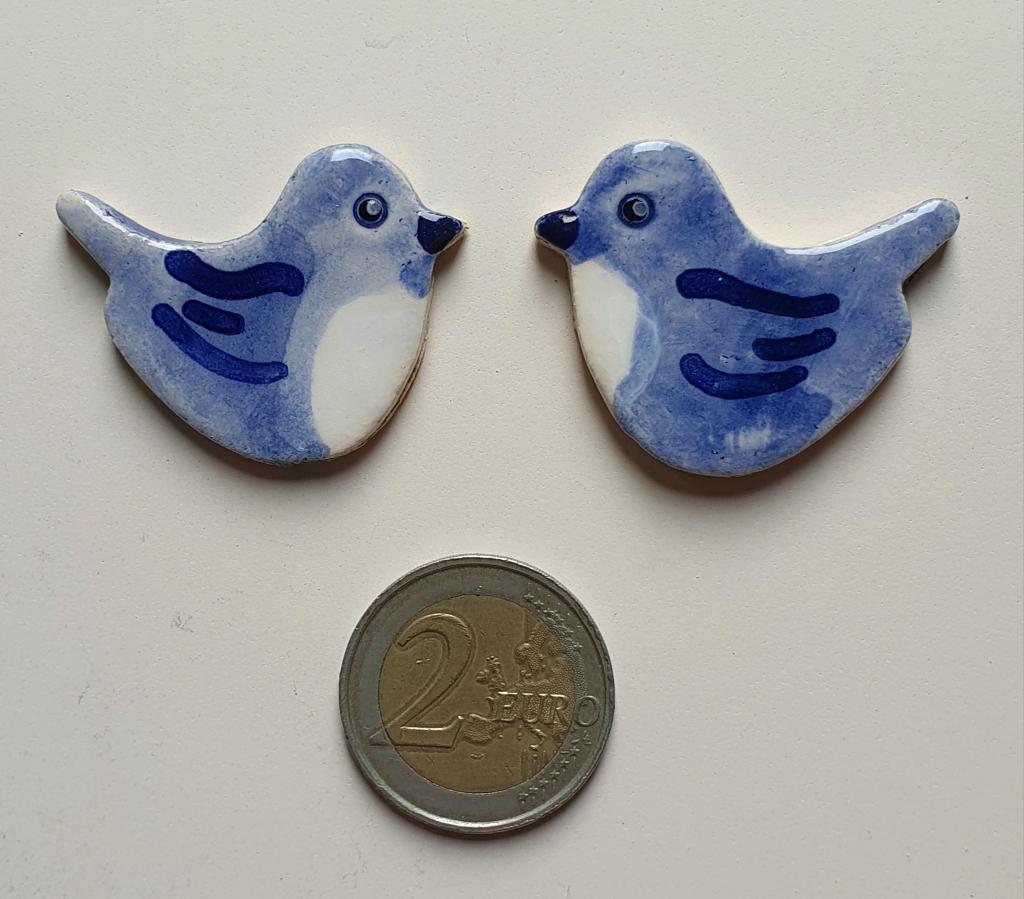 Mozaïek steentjes handgemaakte keramiek vogeltjes, N3, Verzenden, Handgemaakt, Dieren, Nieuw