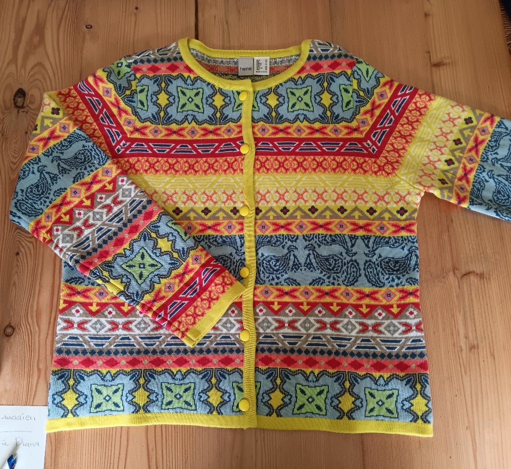 Prachtig kleurrijk vest mt.42, Kleding | Dames, Truien en Vesten, Meerkleurig, Maat 42/44 (L), Nieuw, Ophalen of Verzenden