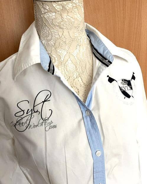 Basefield blouse maat L, Ophalen of Verzenden, Zo goed als nieuw, Maat 42/44 (L), Wit