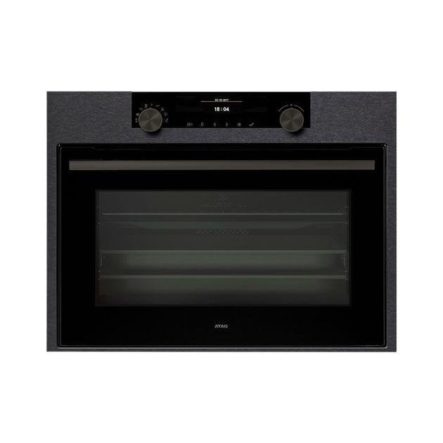 Atag OX46121C - Compacte bakoven - 45CM - Blacksteel, Witgoed en Apparatuur, Ovens, Ophalen, 45 tot 50 cm, Hete lucht, Nieuw