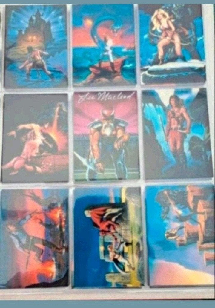 Lee macleod card collection compleet met handtekening, Ophalen, Zo goed als nieuw
