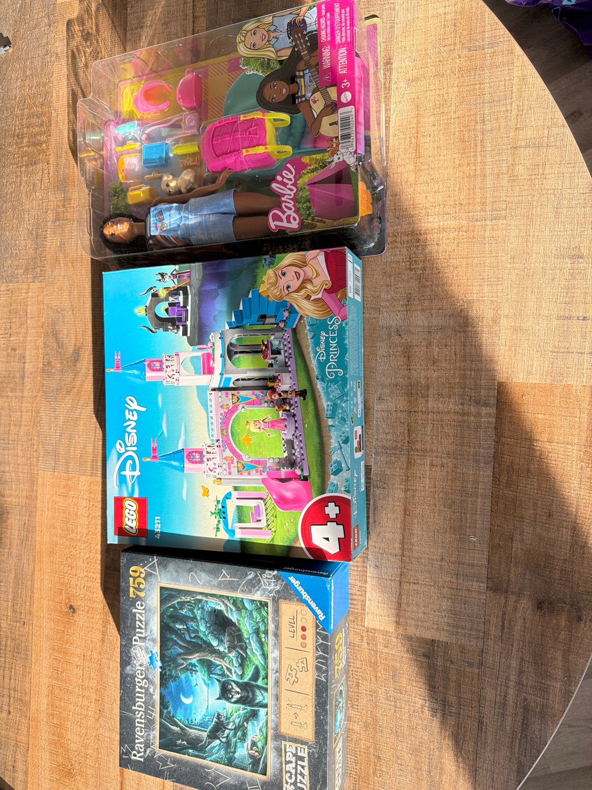 Barbie, LEGO Disney Prinsessen kasteel & Ravensburger puzzel, Ophalen of Verzenden, Nieuw, Jongen of Meisje