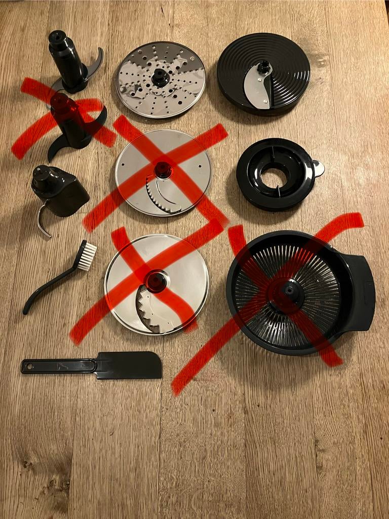 Philips hr7778 keukenmachine onderdelen, Witgoed en Apparatuur, Keukenmixers, Zo goed als nieuw, 3 snelheden of meer, Ophalen of Verzenden