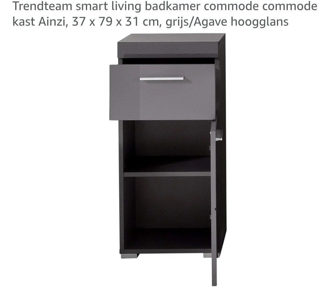 Trendteam Smart Living Badkamer Commode Kast Ainzi, Ophalen of Verzenden, Nieuw