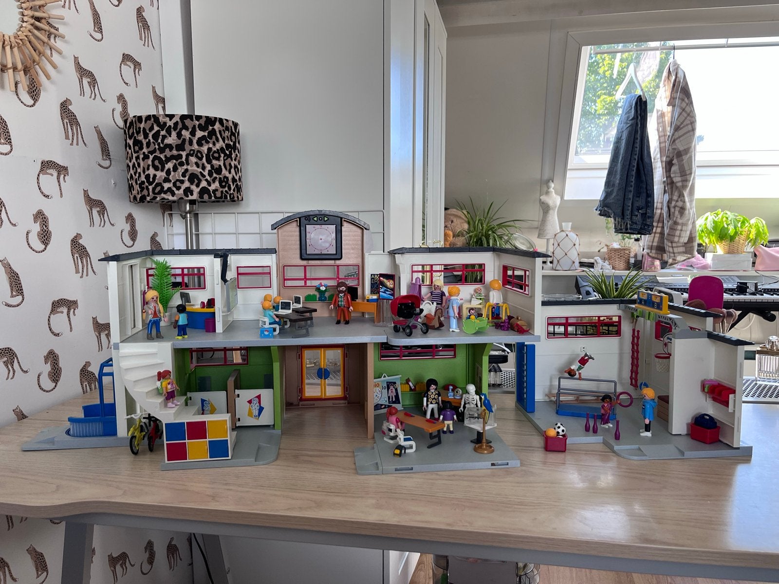 Playmobil City Life School 9453, Gym 9454, Art Class 9455, Kinderen en Baby's, Speelgoed | Playmobil, Ophalen, Gebouw, Complete set