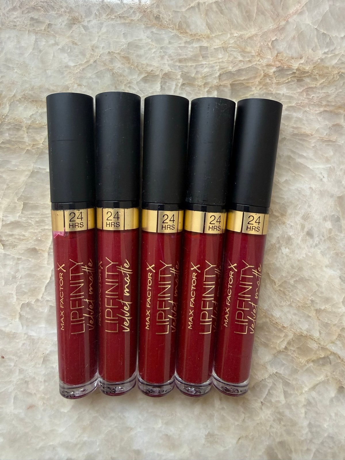 Max Factor Lipfinity Velvet Matte Lippenstift - 5 stuks, Lippen, Nieuw, Ophalen of Verzenden, Make-up