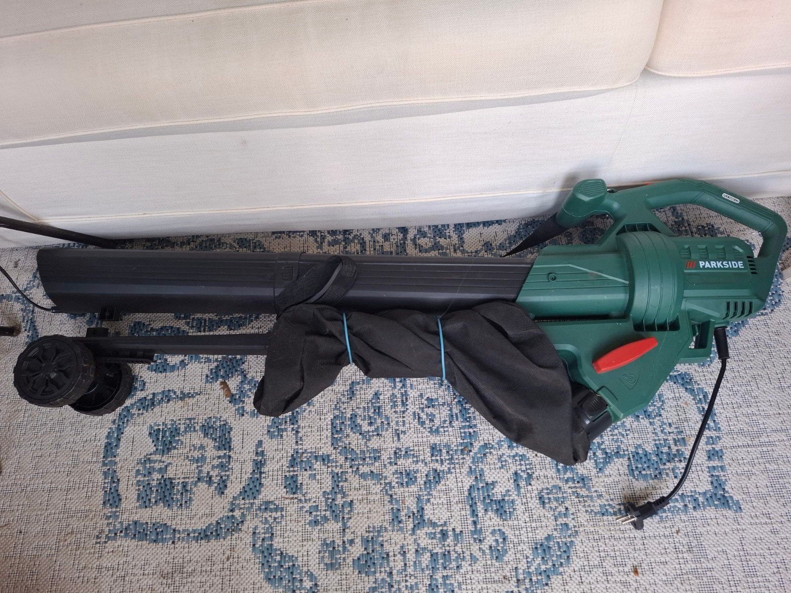 Parkside Bladblazer Nieuw - Elektrisch met Zuigfunctie, Ophalen, Met opvangzak, Handgedragen, Nieuw