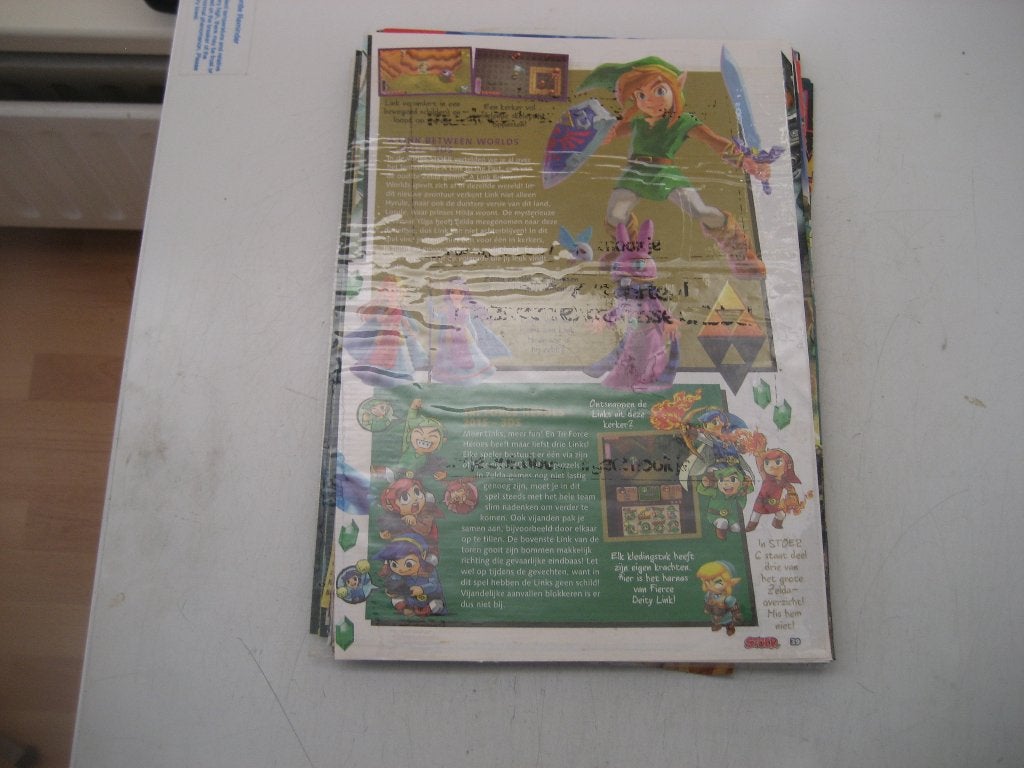 partij nintendo reclame knipsels pokemon gameboy zelda, Ophalen of Verzenden, Gelezen, Overige typen