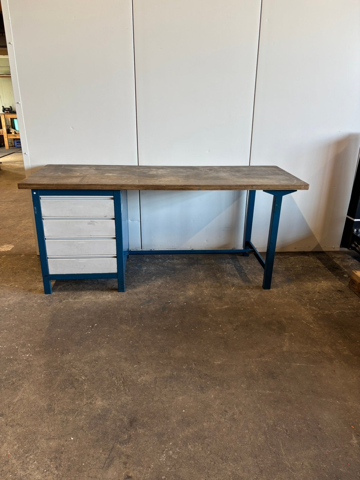 Werkbank met ladeblok / werktafel / werkbanken / paktafel, Ophalen, Gebruikt, ., 170 cm of meer