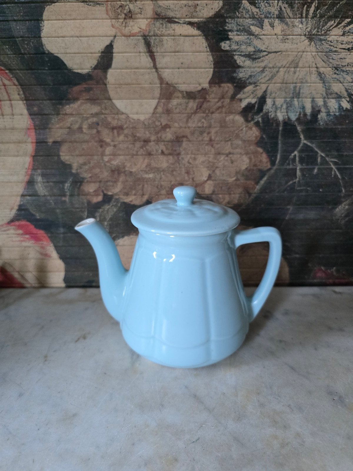 Zachtblauw koffiepotje, Ophalen of Verzenden