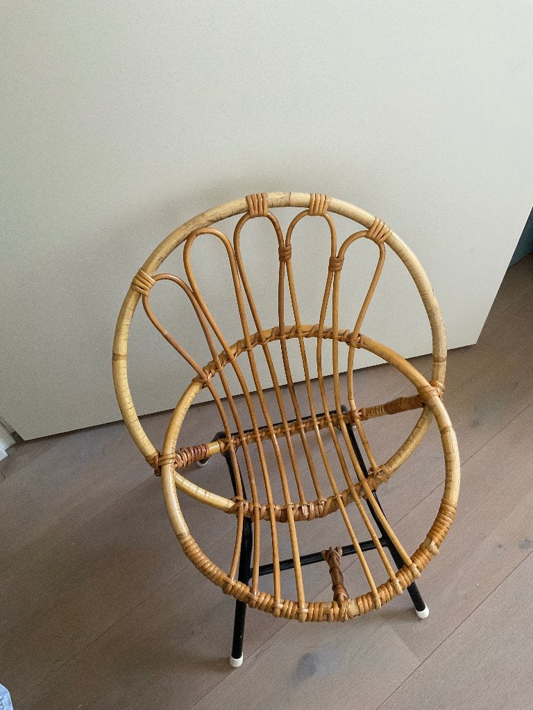Rotan kinder stoeltje, Ophalen, Gebruikt, Stoel(en)