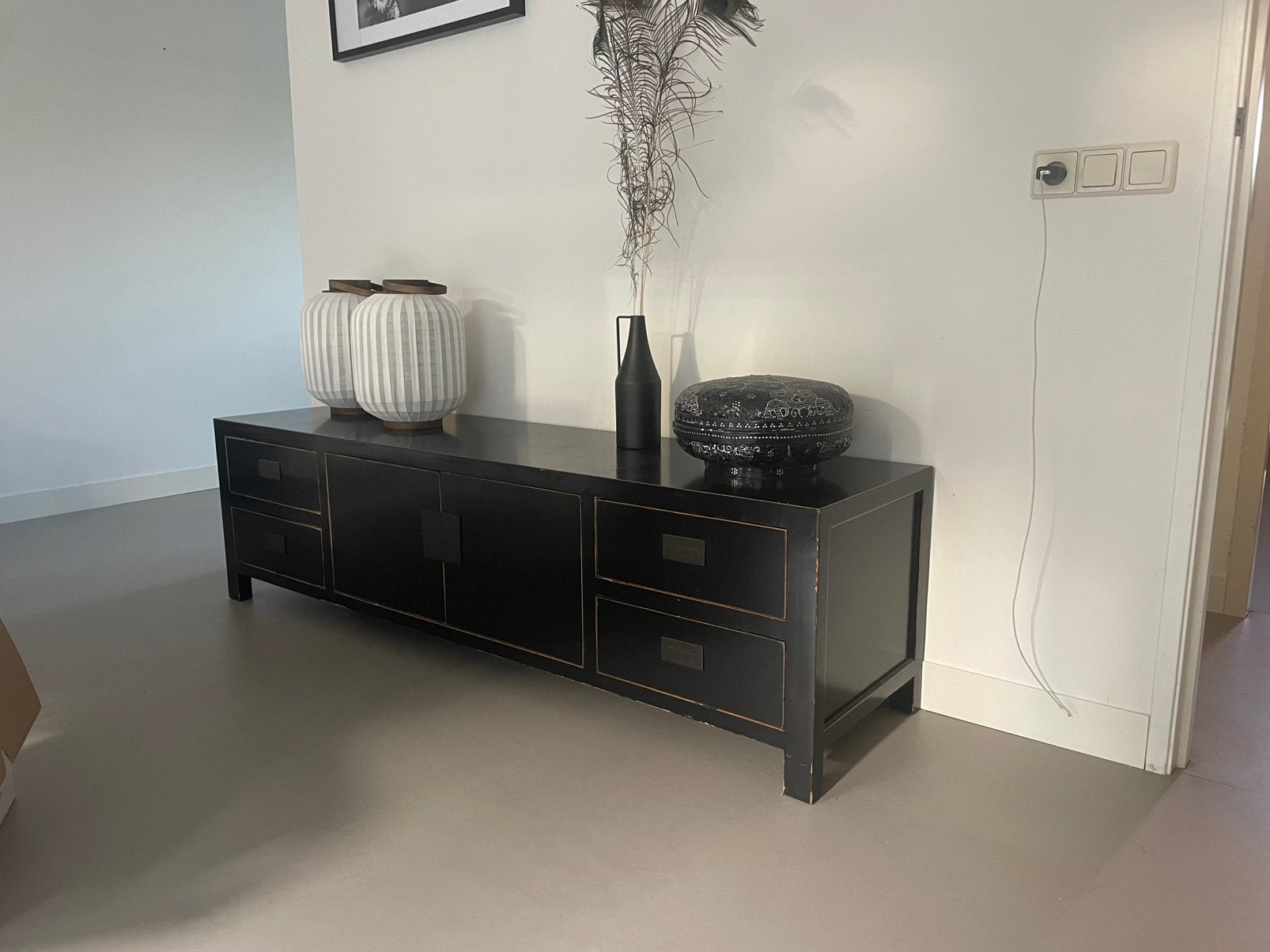 Mooi chinese dressoir, Ophalen, Gebruikt, 150 tot 200 cm, Met lade(s)