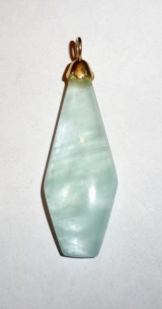 Hanger Fluoriet blauw goud, Verzenden, Zo goed als nieuw