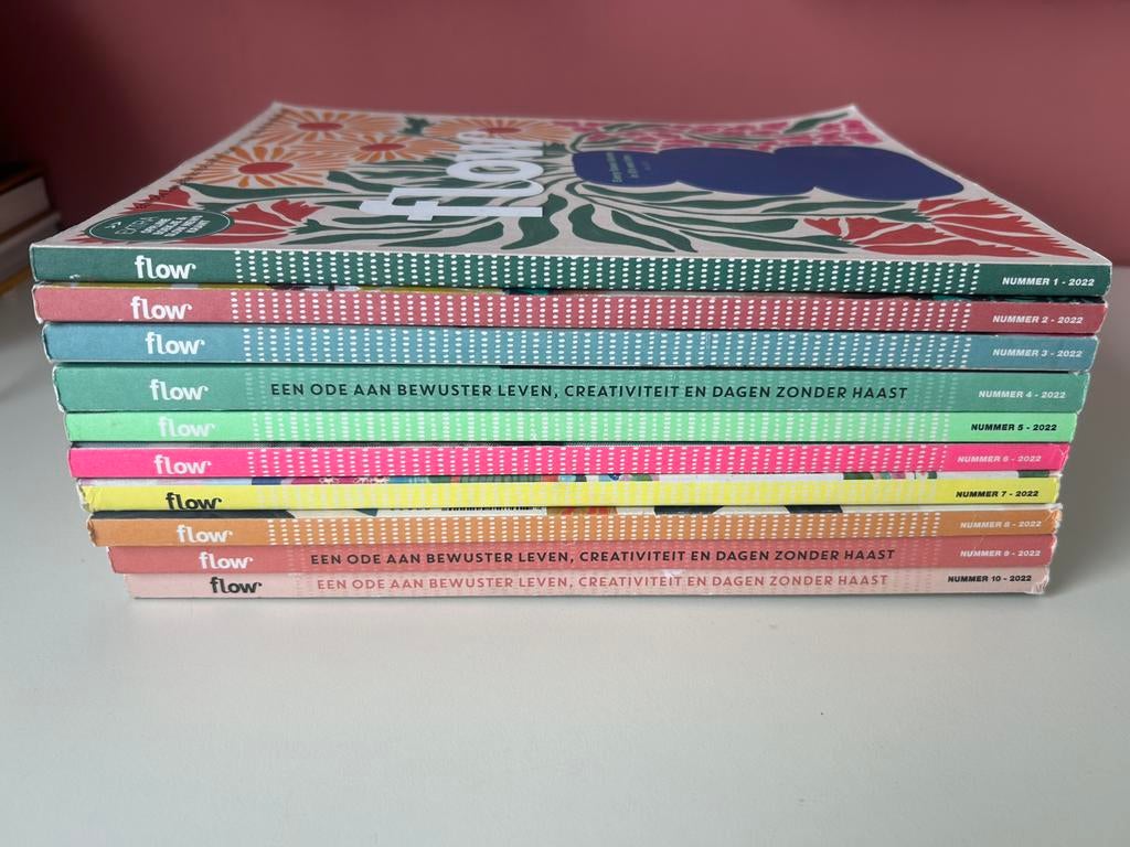 FLOW magazine complete jaargang 2022, Boeken, Ophalen of Verzenden, Zo goed als nieuw