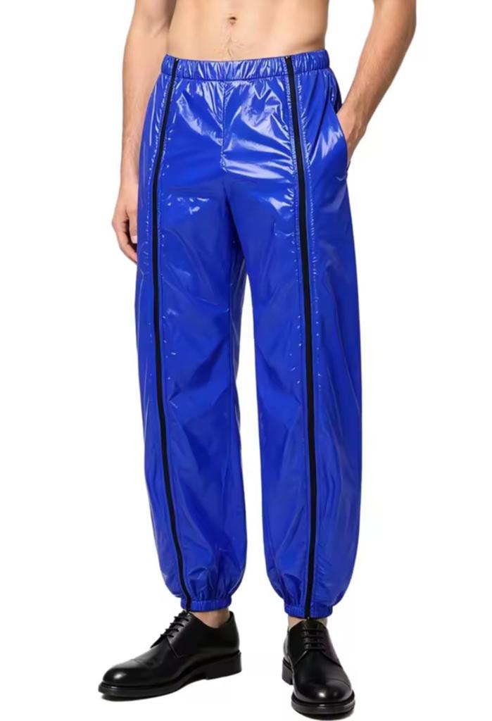 Mooie Wetlook Broek met Rits, tm 3XL, Verzenden, Nieuw, Overige maten, Zwart