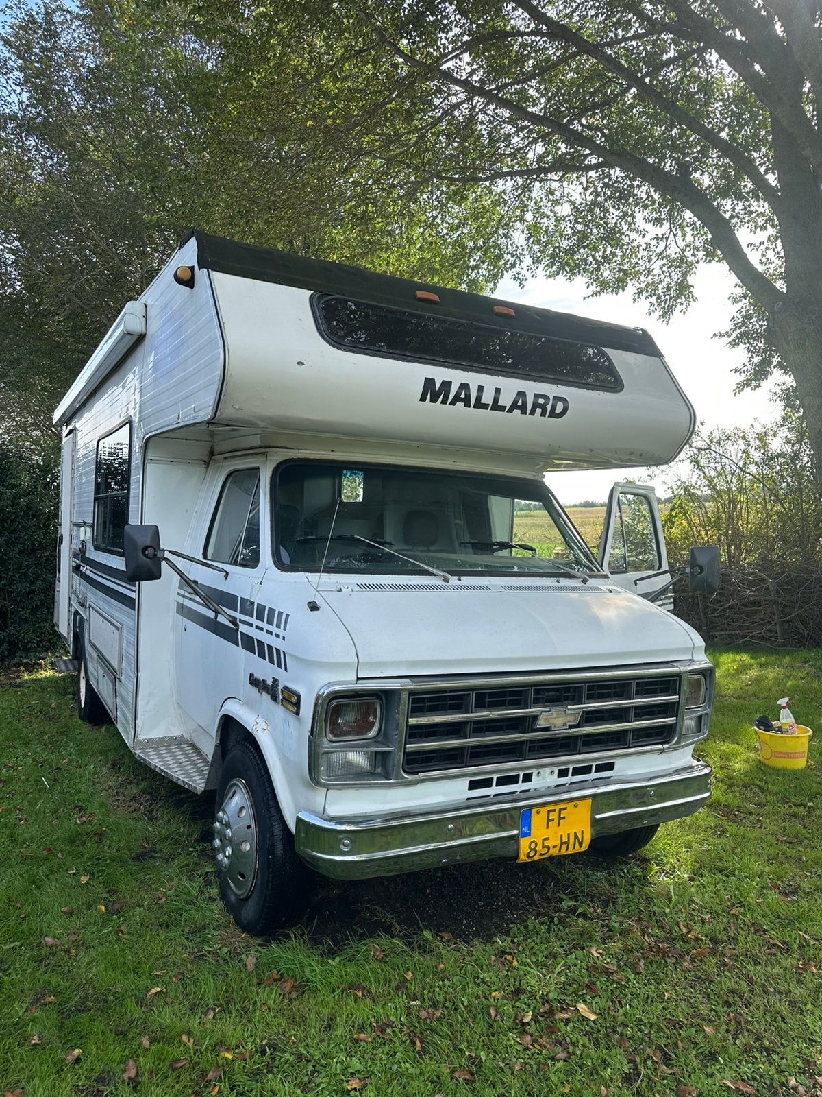 Chevrolet 23 6.6 AUT 1979 Wit camper bijna apk vrij, Auto's, Automaat, 6573 cc, Overige carrosserieën, Wit