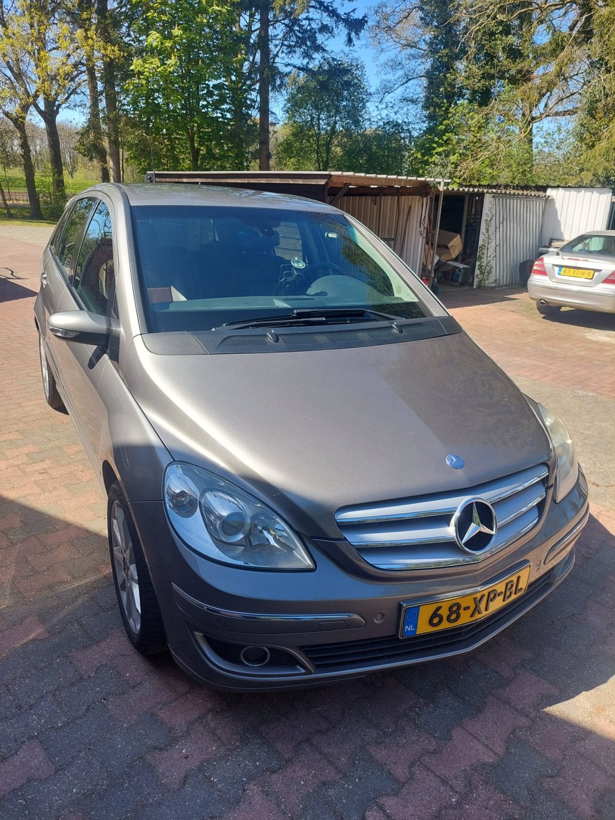 Mercedes-Benz B-Klasse 2.0 CDI B180 5DRS CVT 2007 Grijs, Auto's, 1370 kg, 715 kg, Origineel Nederlands, Diesel