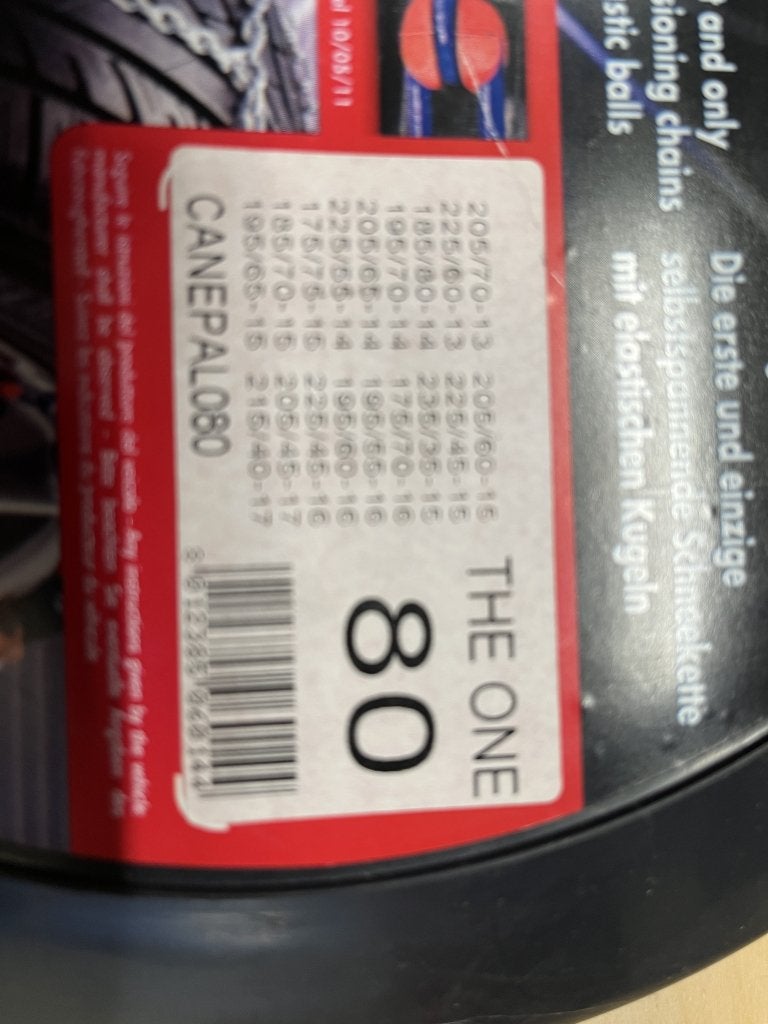 Maggi / The One 80 sneeuw ketting van 13 / 17 inch, Verzenden, Nieuw, Maggi Group, Magg-group SPA