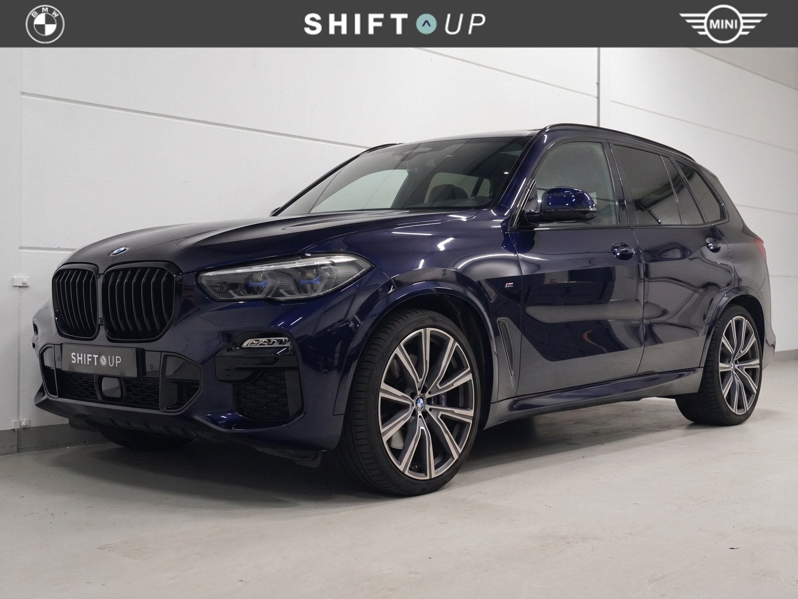 BMW X5 xDrive40i 7p. M-Sport | Bowers Wilkins | CoPilot | Pa, Auto's, Automaat, Adaptive Cruise Control, Gebruikt, Blauw