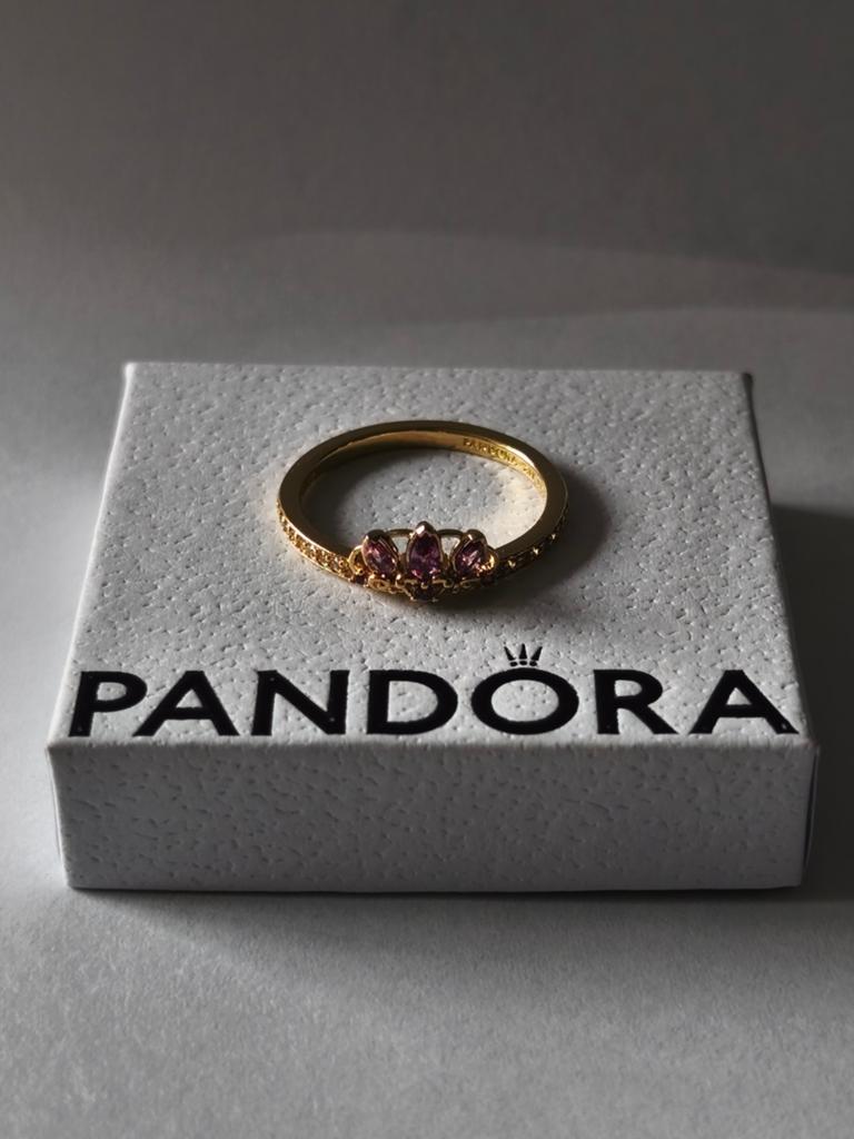 Pandora x Disney ring (maat 56), Ophalen of Verzenden, Zo goed als nieuw, Goud