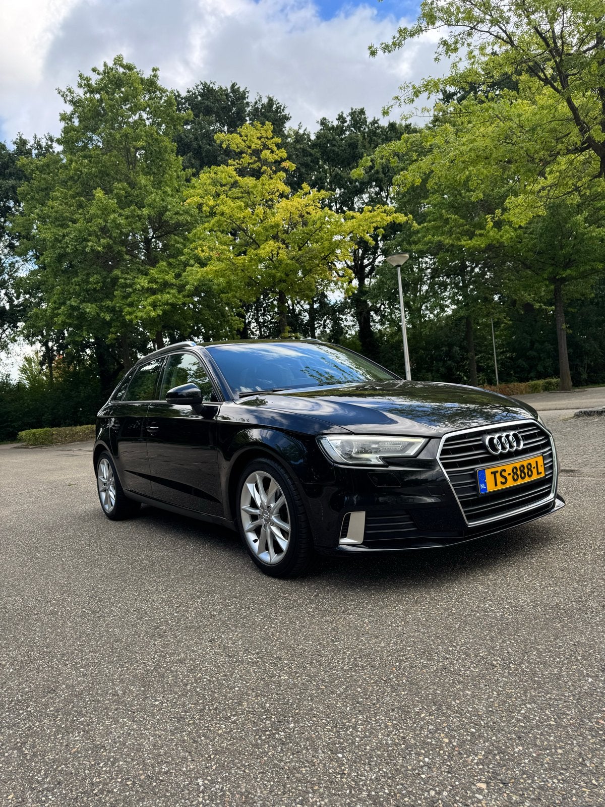 Audi A3 1.6 TDI 116pk 2018 Zwart, Auto's, Audi, Voorwielaandrijving, Dealer onderhouden, Zwart, 4 cilinders
