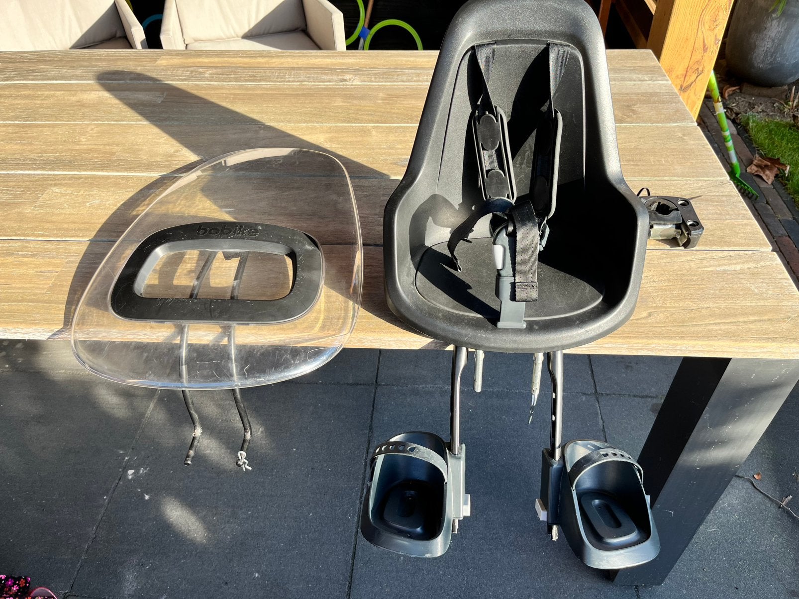 Bobike voorzitje met windscherm | Fietsstoeltje, Ophalen, Gebruikt, Voorzitje