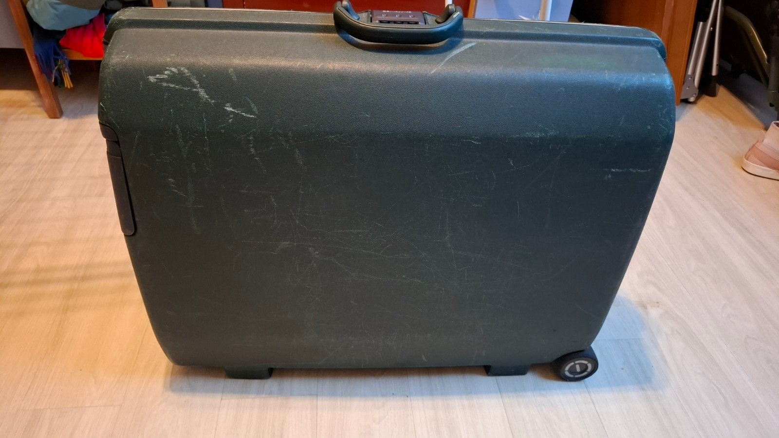 Samsonite koffer - Vintage groen, 30 cm of meer, Gebruikt, 60 tot 80 cm, 55 tot 75 cm