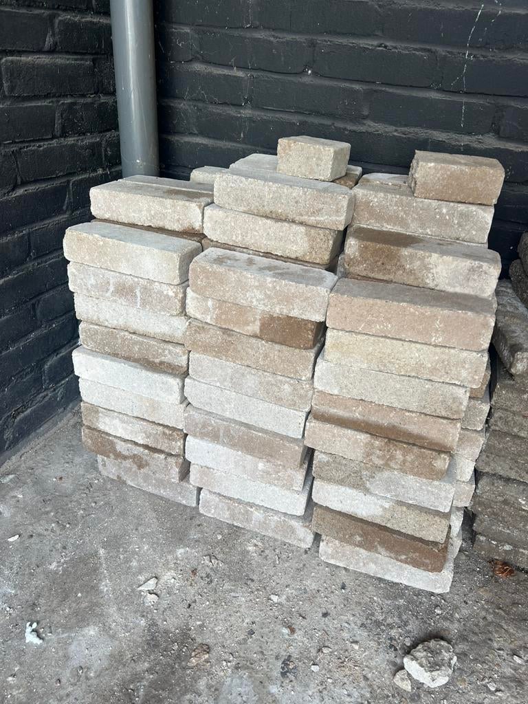 Beige japandi waaltjes tegeltjes/klinkers 4m2 Tumbelton Goya, Ophalen, Minder dan 10 m², Beige