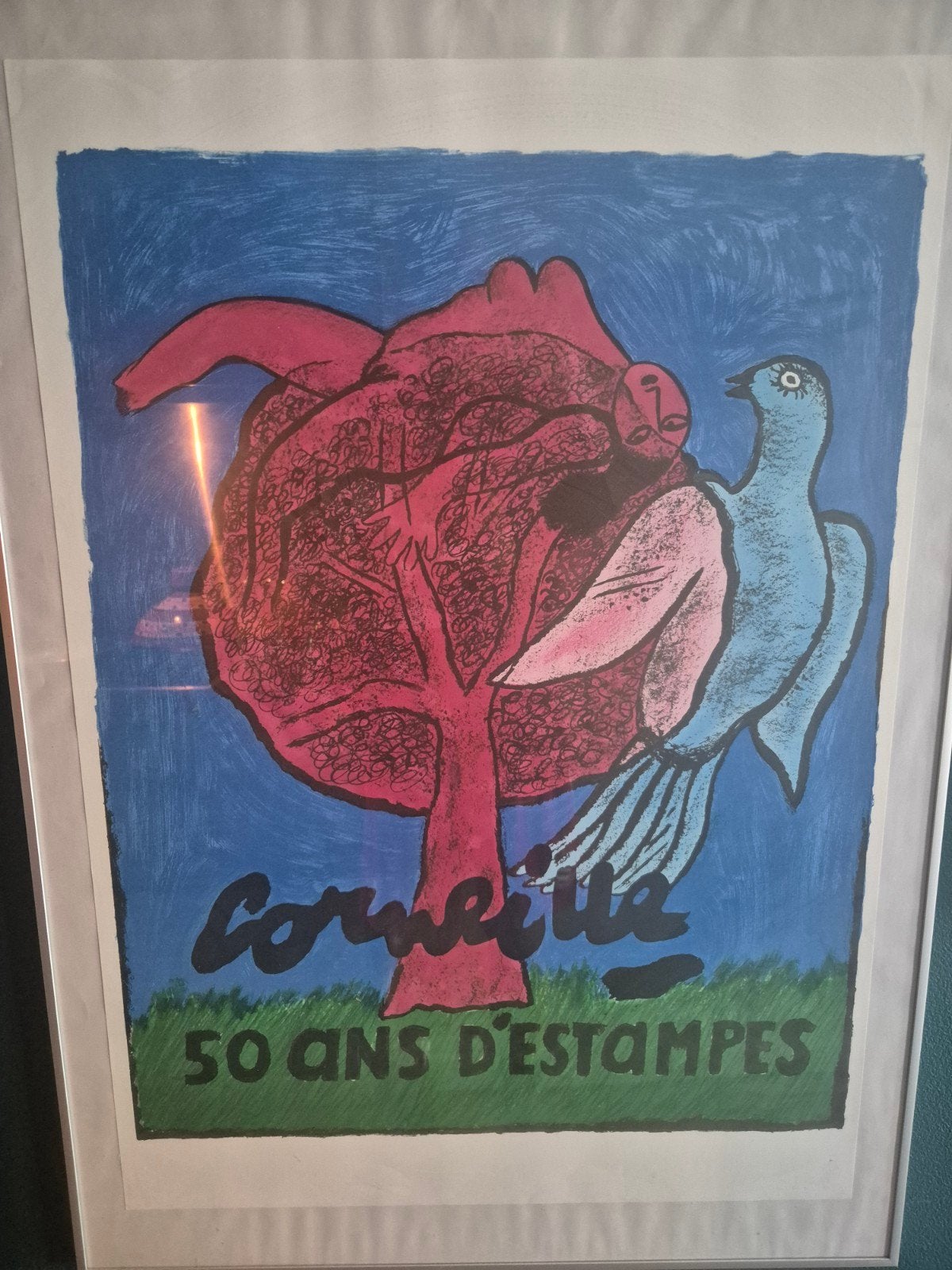 Corneille - 50 Ans D'Estampes - Lithografie, 1950 - 1999, Ophalen of Verzenden, Origineel, Flora en Fauna