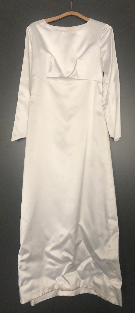 Elegante Witte Trouwjurk met Lange Mouwen, Kleding | Dames, Trouwjurk, Overige kleuren, Ophalen of Verzenden, Onbekend