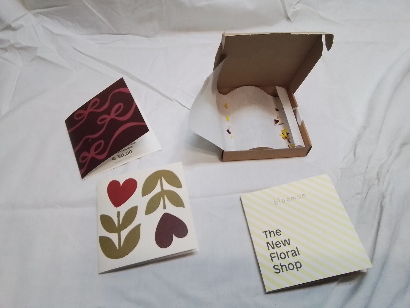 Bloomon cadeau bonnen €50, Eén persoon, Kortingsbon