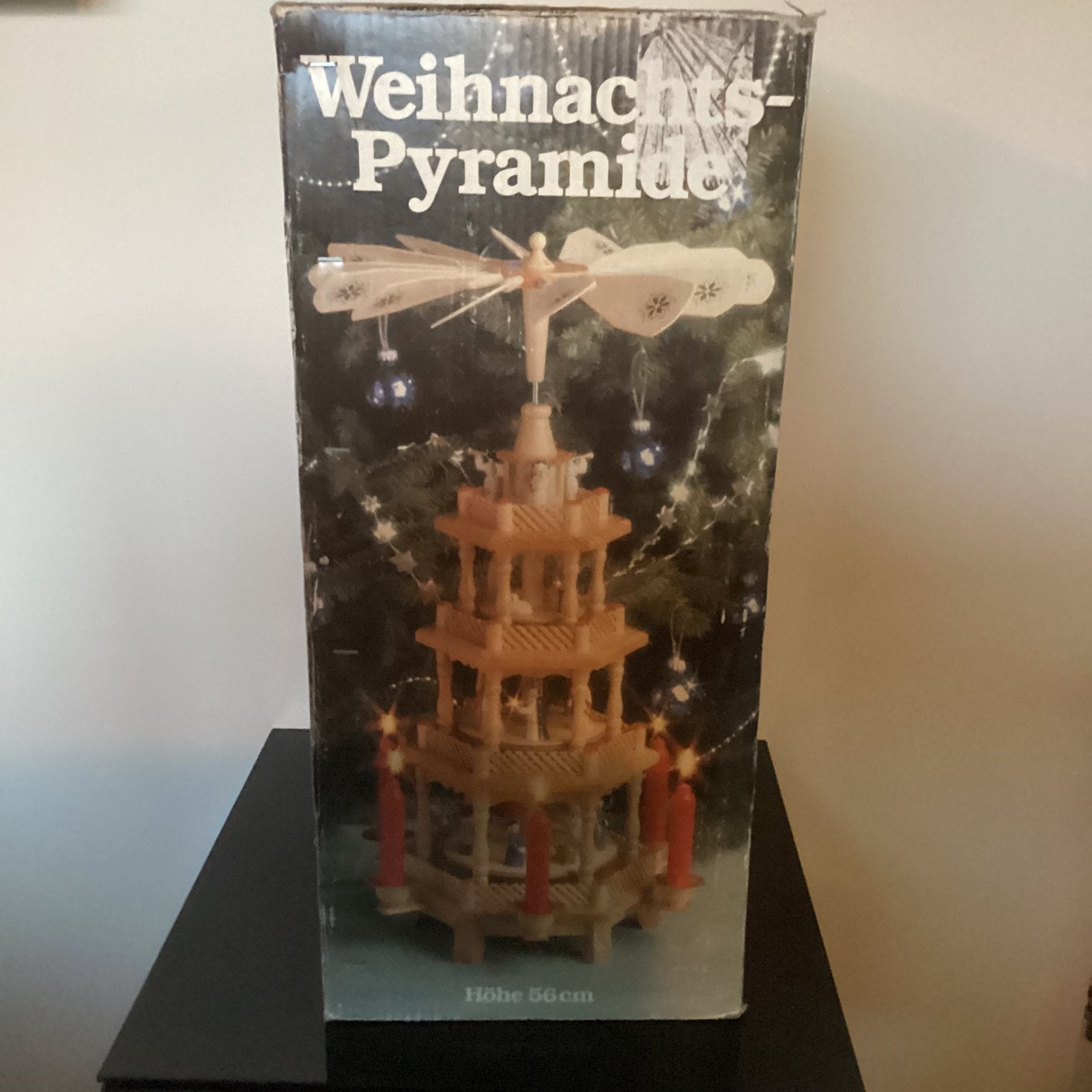 Grote Kerstpyramide, Ophalen, Gebruikt