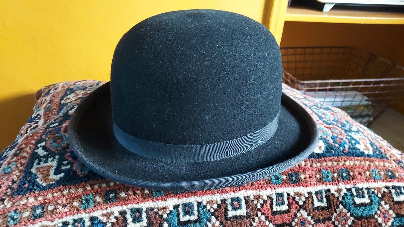 Hippische Bowler oftewel bolhoed, Hoed, Zo goed als nieuw, 58 of 59 cm (L, 7¼ of ⅜ inch), Ophalen of Verzenden